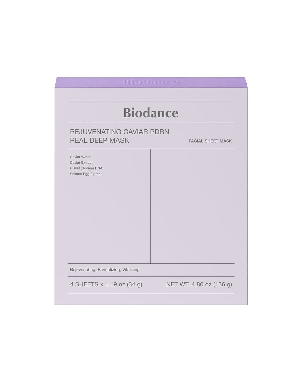 Real Deep caviar and PDRN masks - Pack of 4
