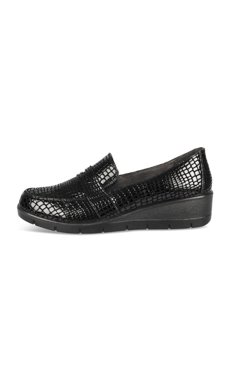Mocassins compensés chkel croco k7lin