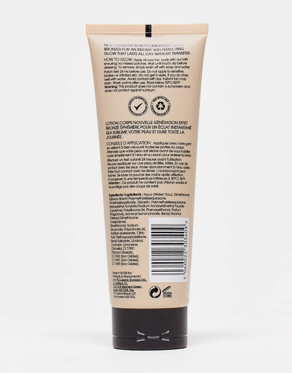 Autobronzant corps instantané - Light - 100 ml