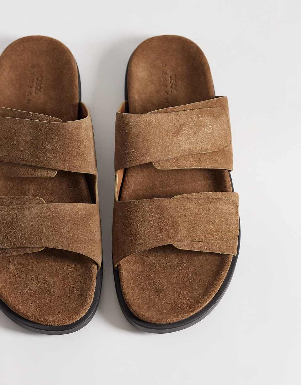 Sandales f daim b jouj bridat - Taupe