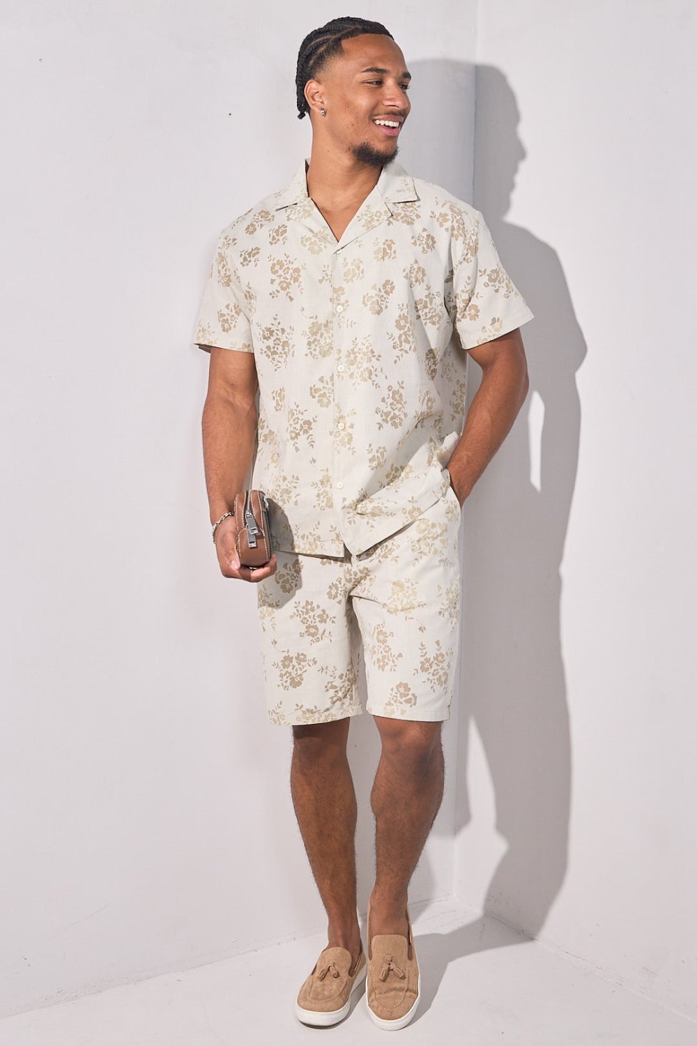 Ensemble chemise w short b lwerd chafaf khder