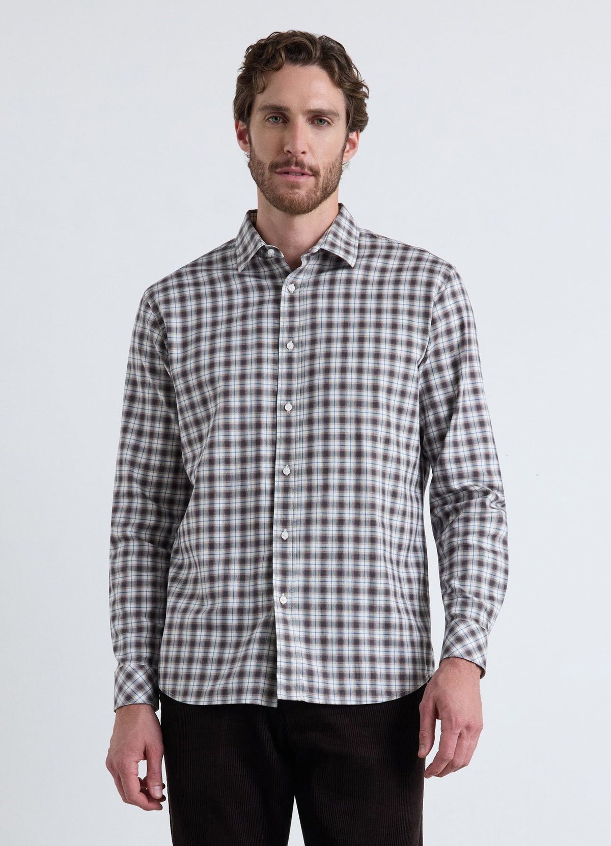 Checked flannel shirt