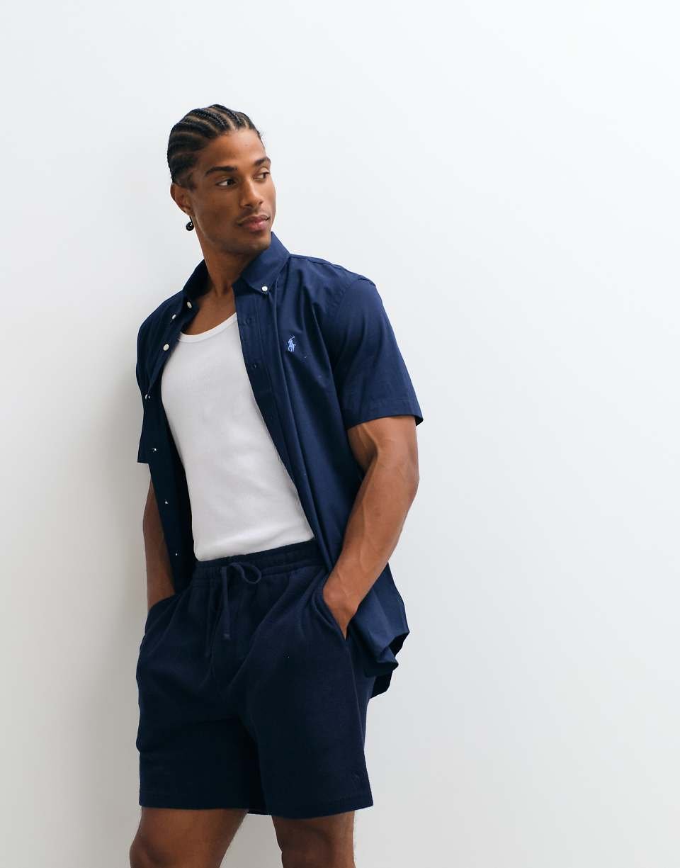 Short oversize bleu marine