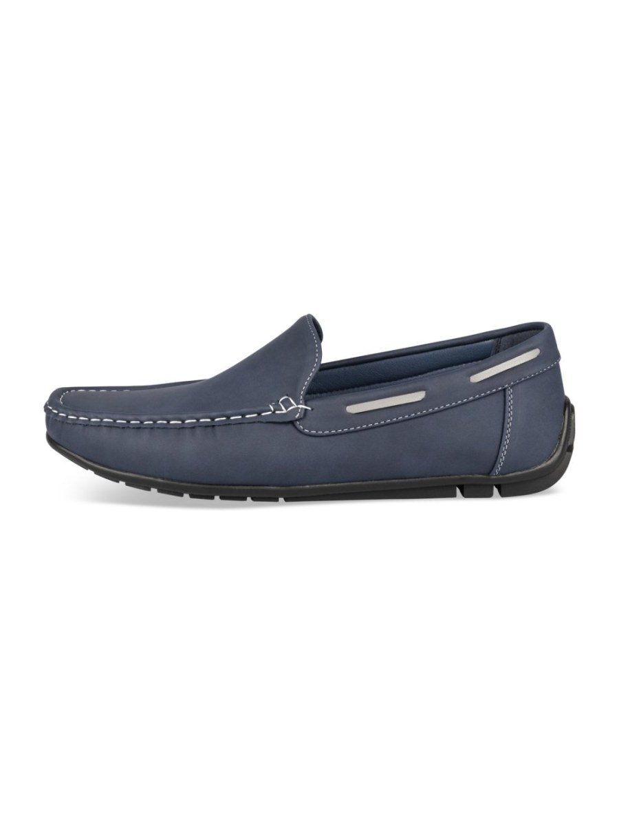 Mocassins conduite b khat gris bleu marine