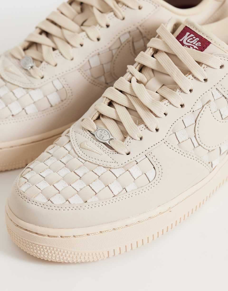 حذاء رياضي Air Force 1 Low منسوج من الشامواه