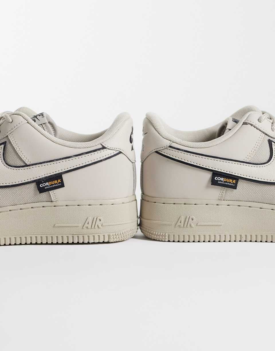 حذاء رياضي Air Force 1 '07 LV8 Cordura - رمادي وأسود