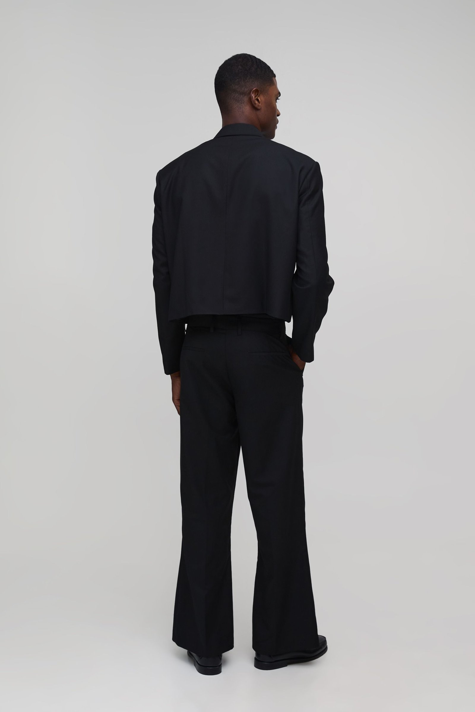 Pantalon de costume coupe évasée