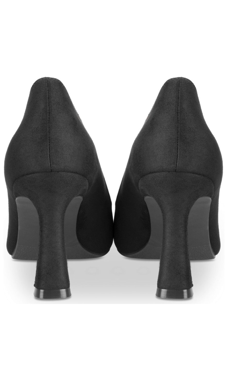 Escarpins pointus talon aiguille évasé noirs