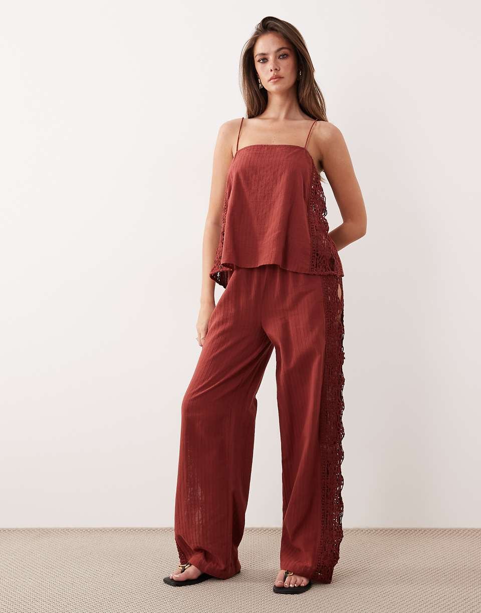 Cleo - Pantalon de plage - Rouille