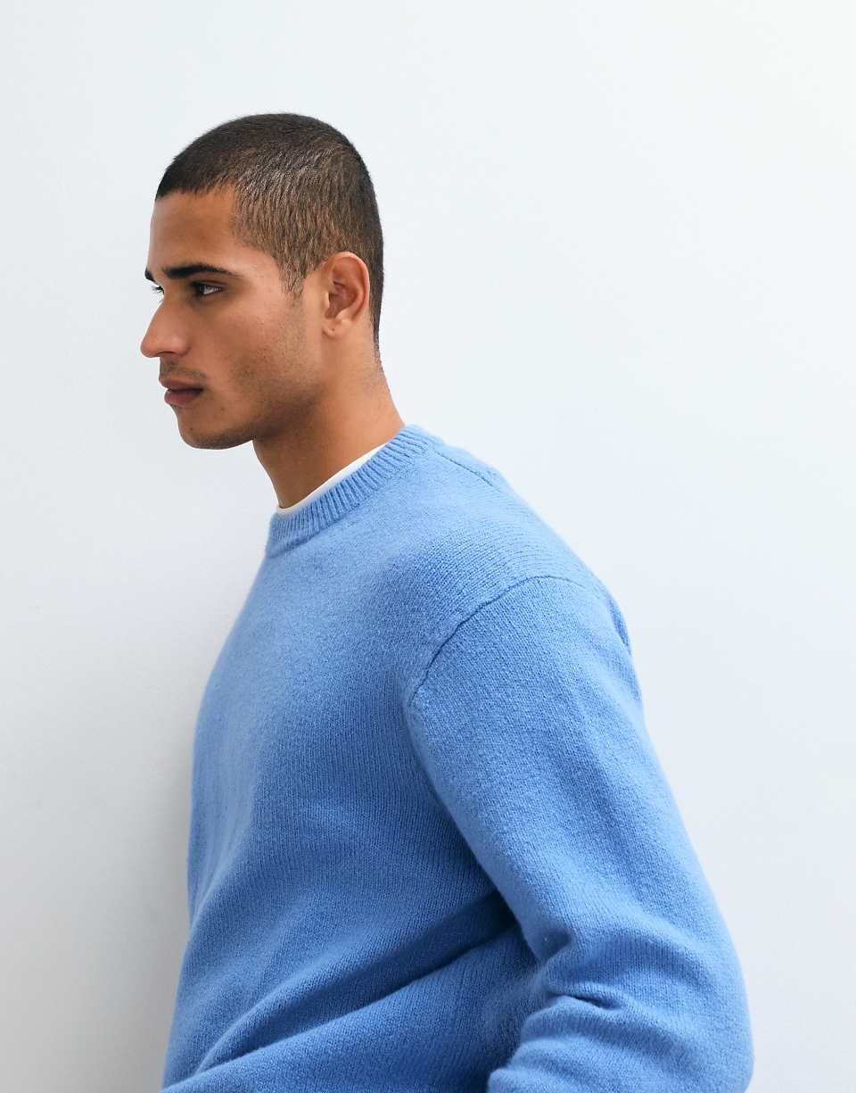 Pull col rond b 9ten mkhellet - Zre9 poussiéreux