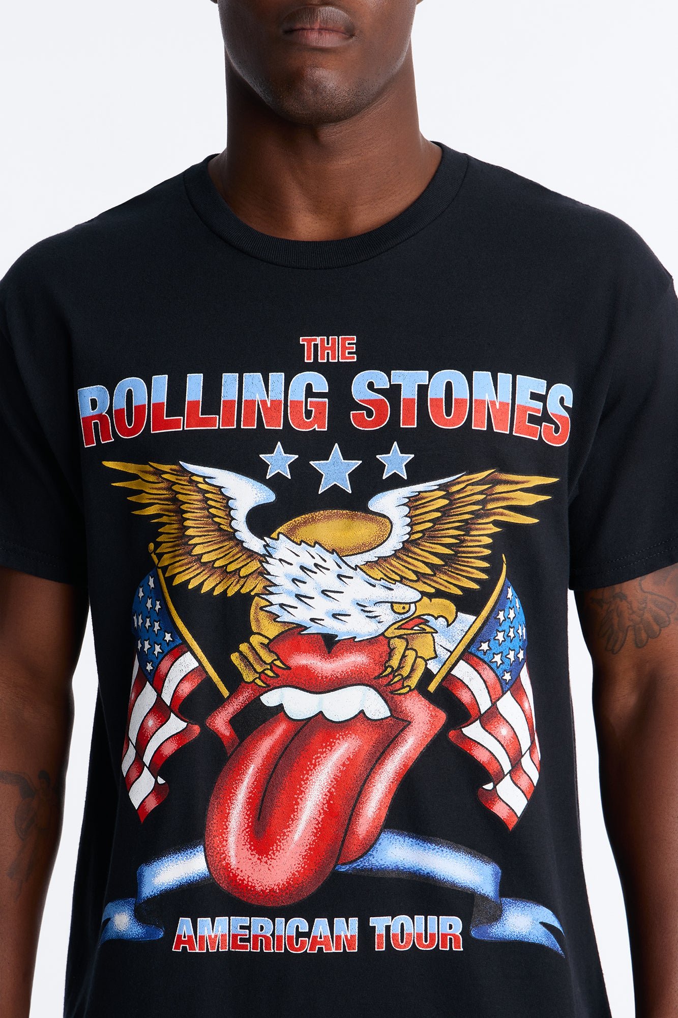 T-shirt oversize Rolling Stones America