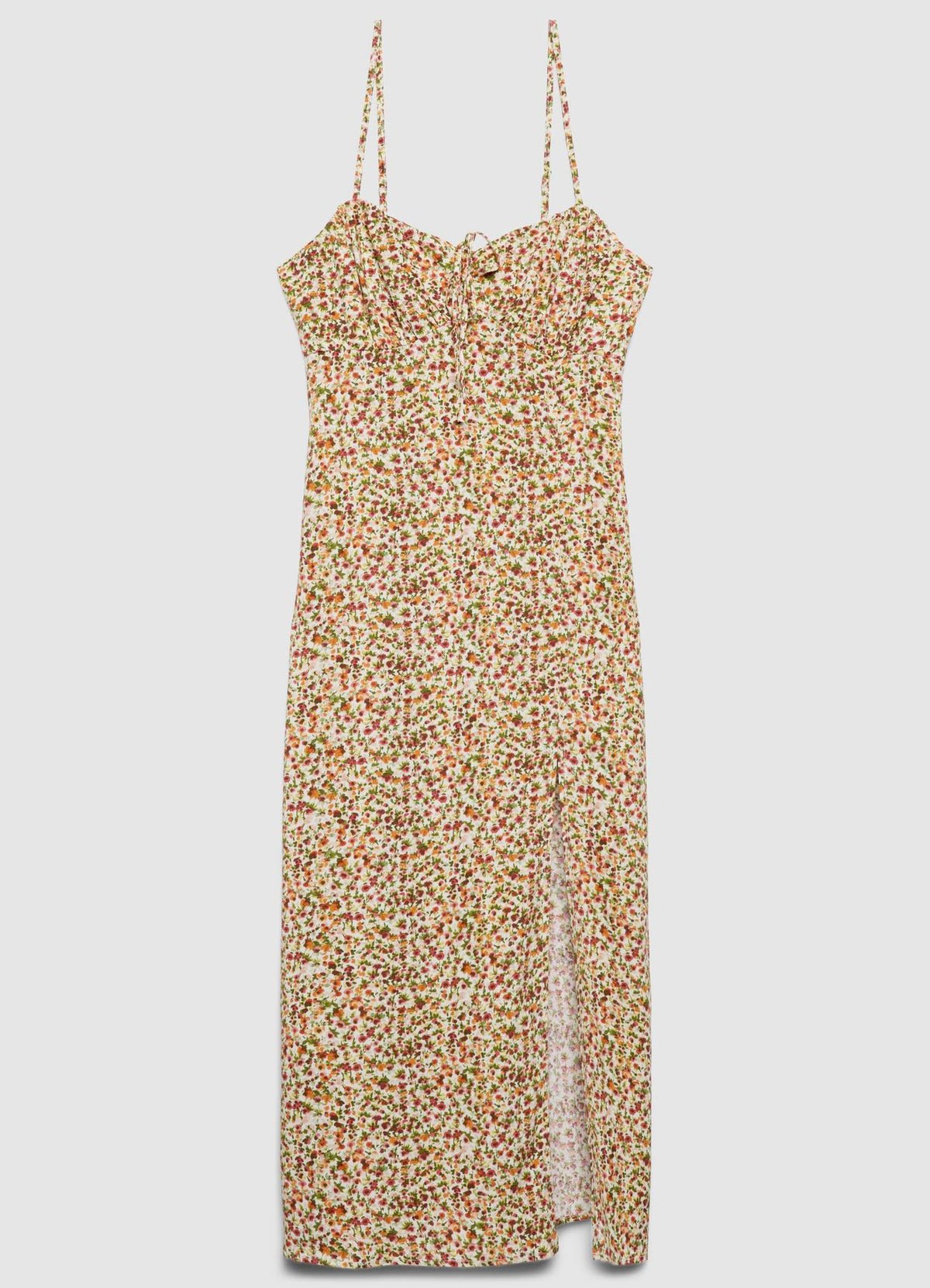 Floral maxi slip dress