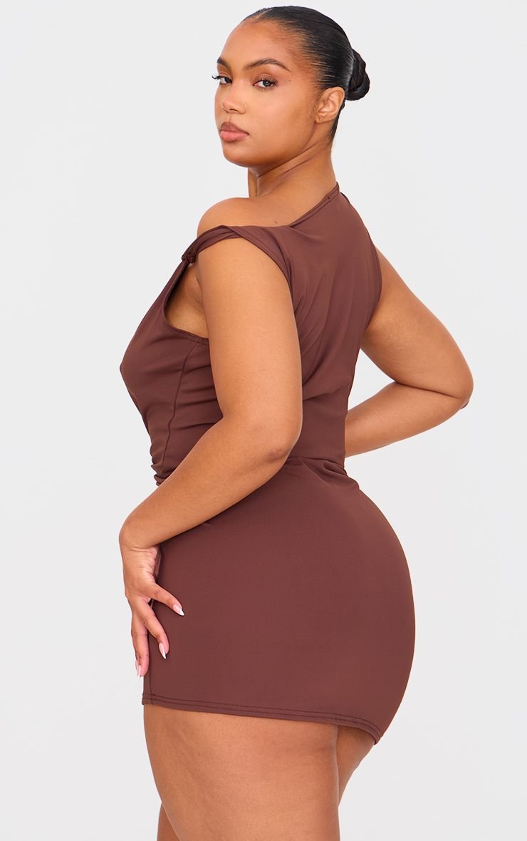 Robe mini bla mnaki b détail noué - Grande taille