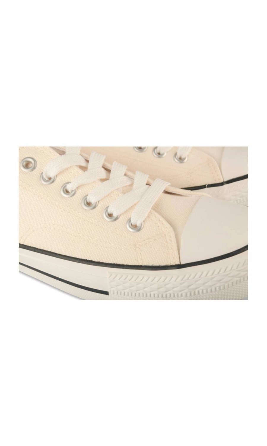 Baskets baskin b toile sada bej