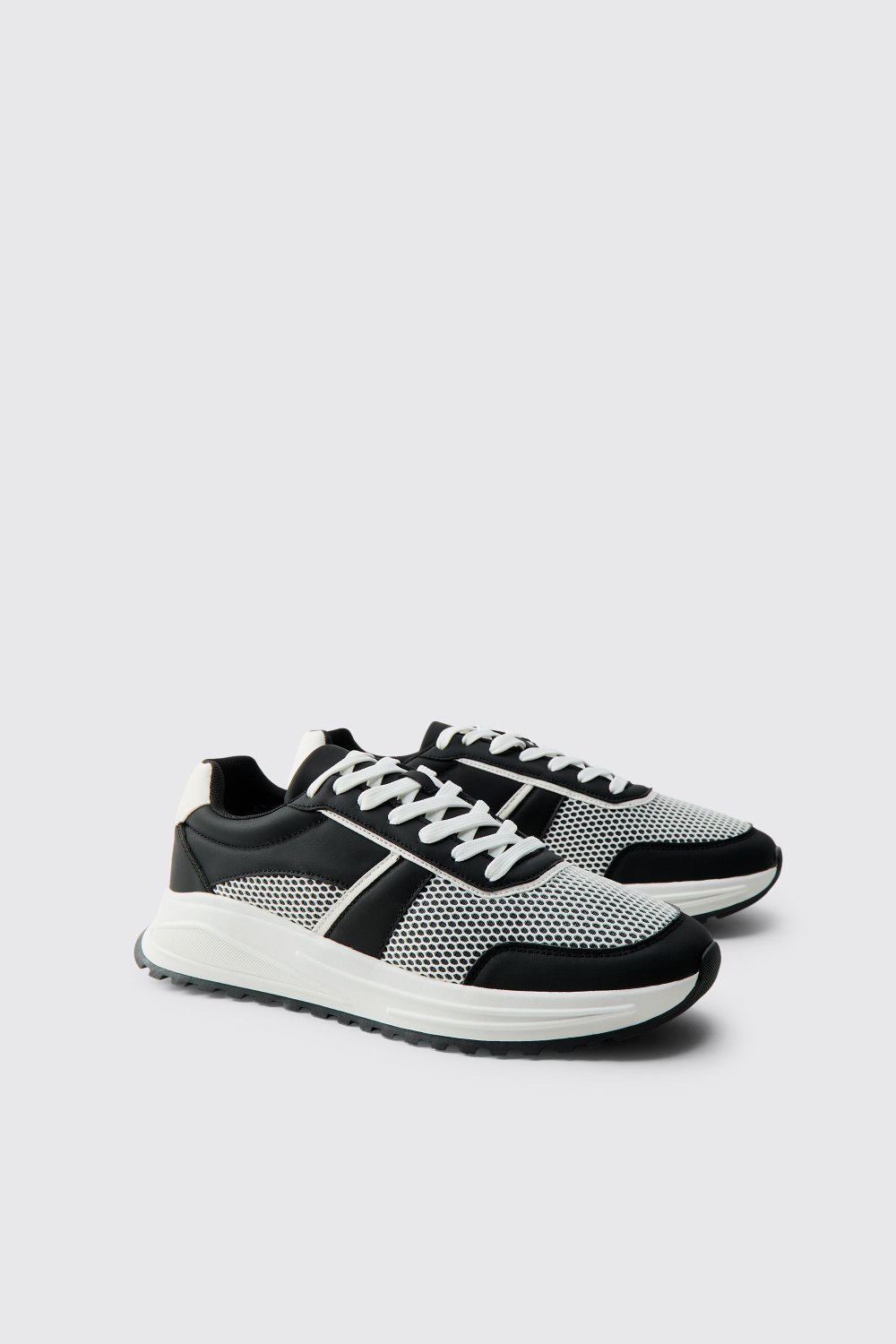Mesh chunky trainers
