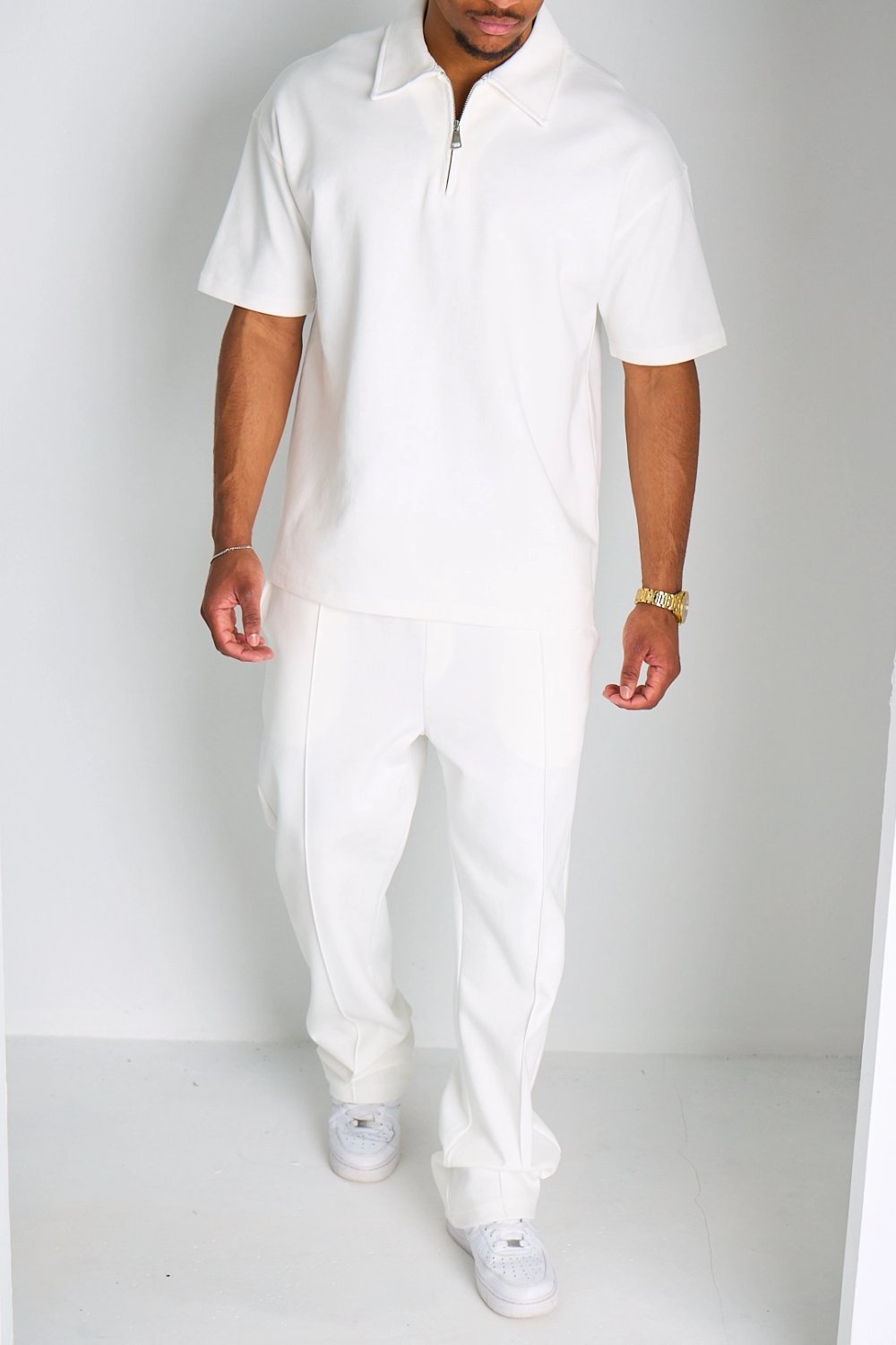 Ensemble polo b zip w jogging byed