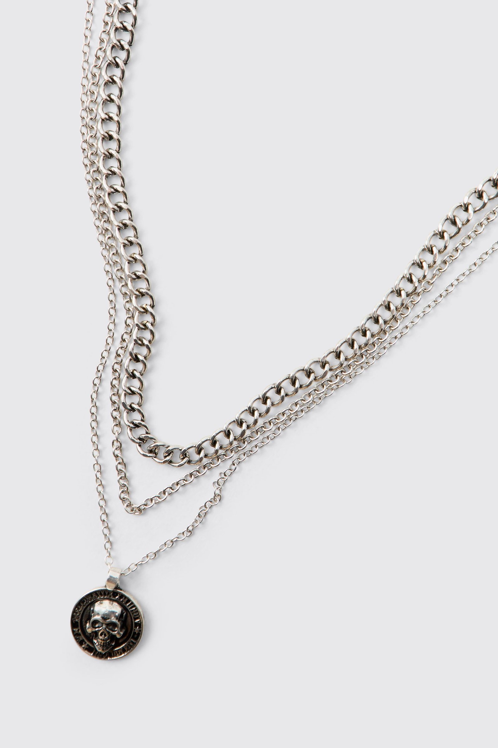 Collier superposé b tête de mort