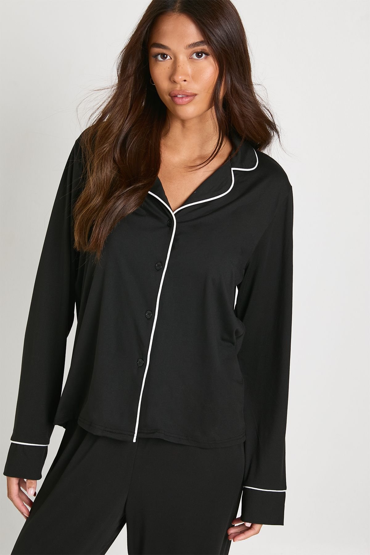 Ensemble pyjama chemise à manches longues