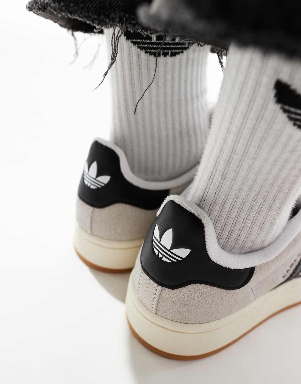 Baskets Campus 00s gris clair et noir
