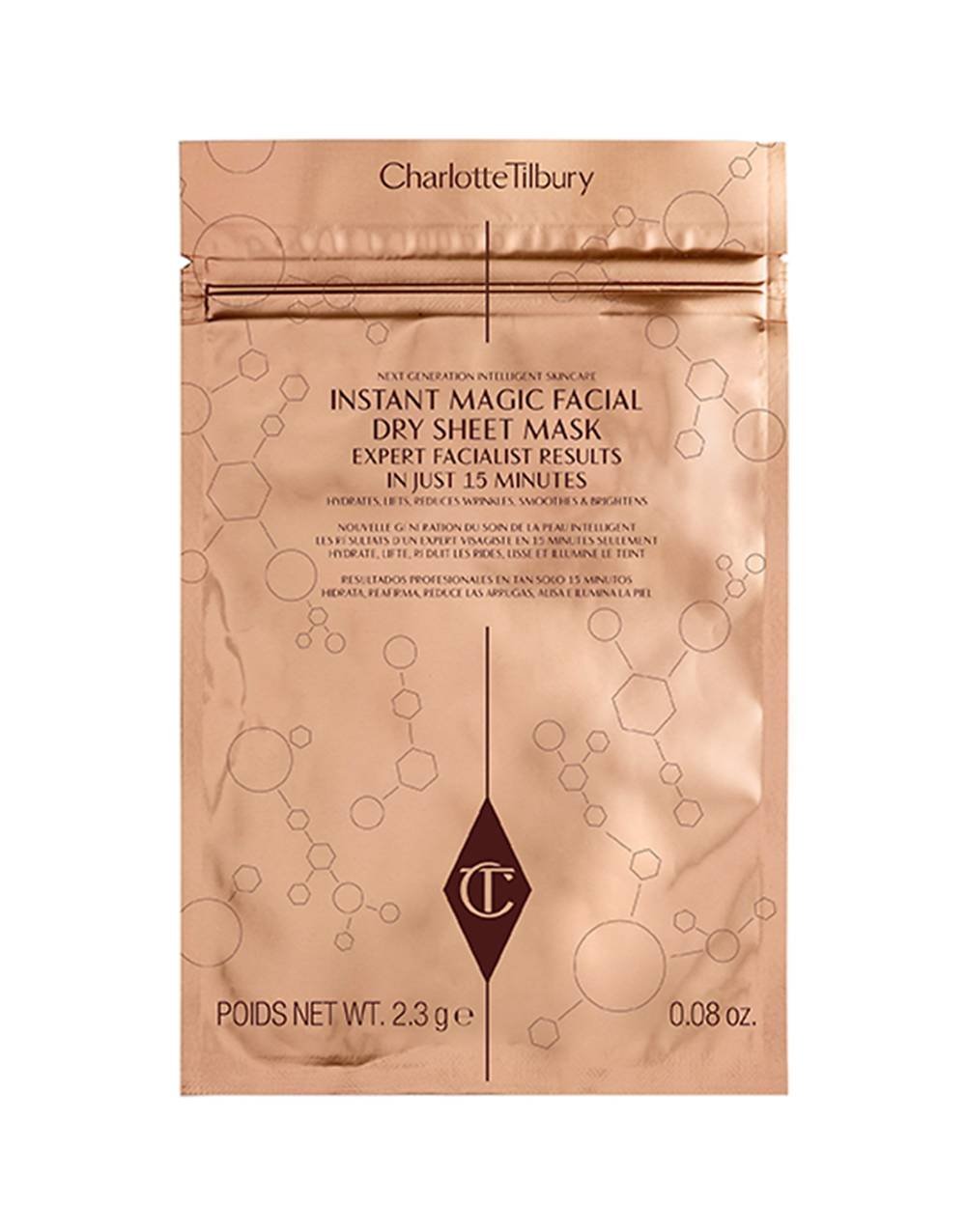 Instant Magic dry sheet face mask