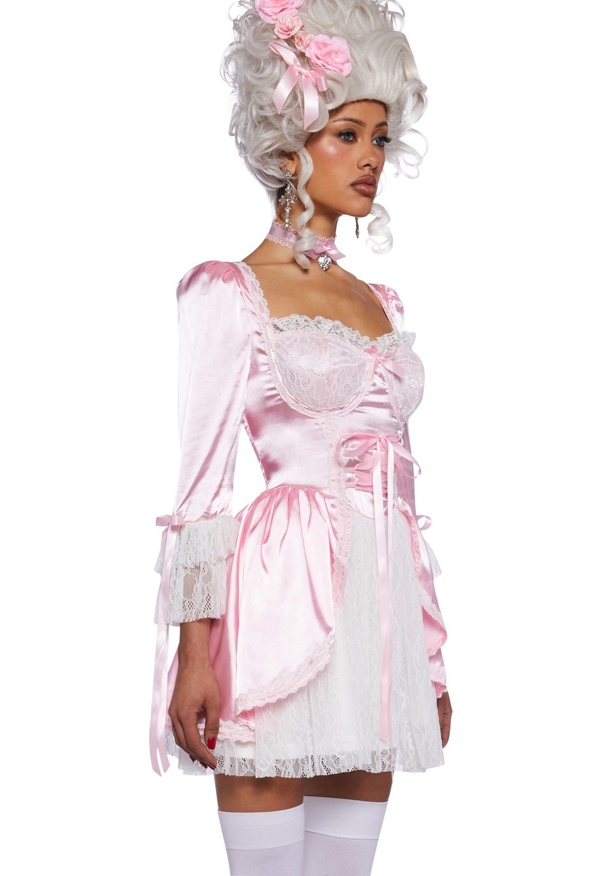 Satin and lace cake queen costume