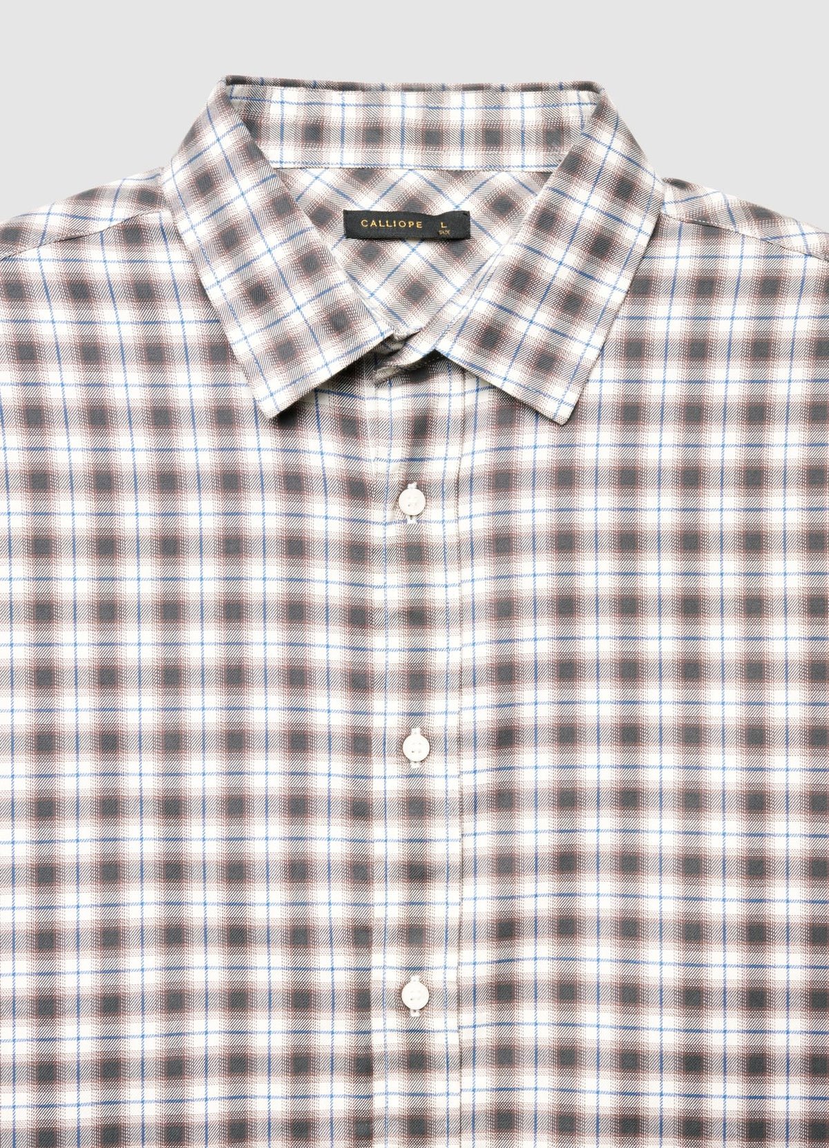 Checked flannel shirt