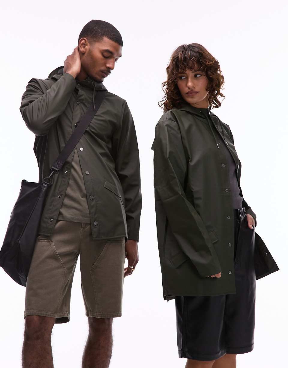 12010 - Veste unisexe imperméable courte - Vert