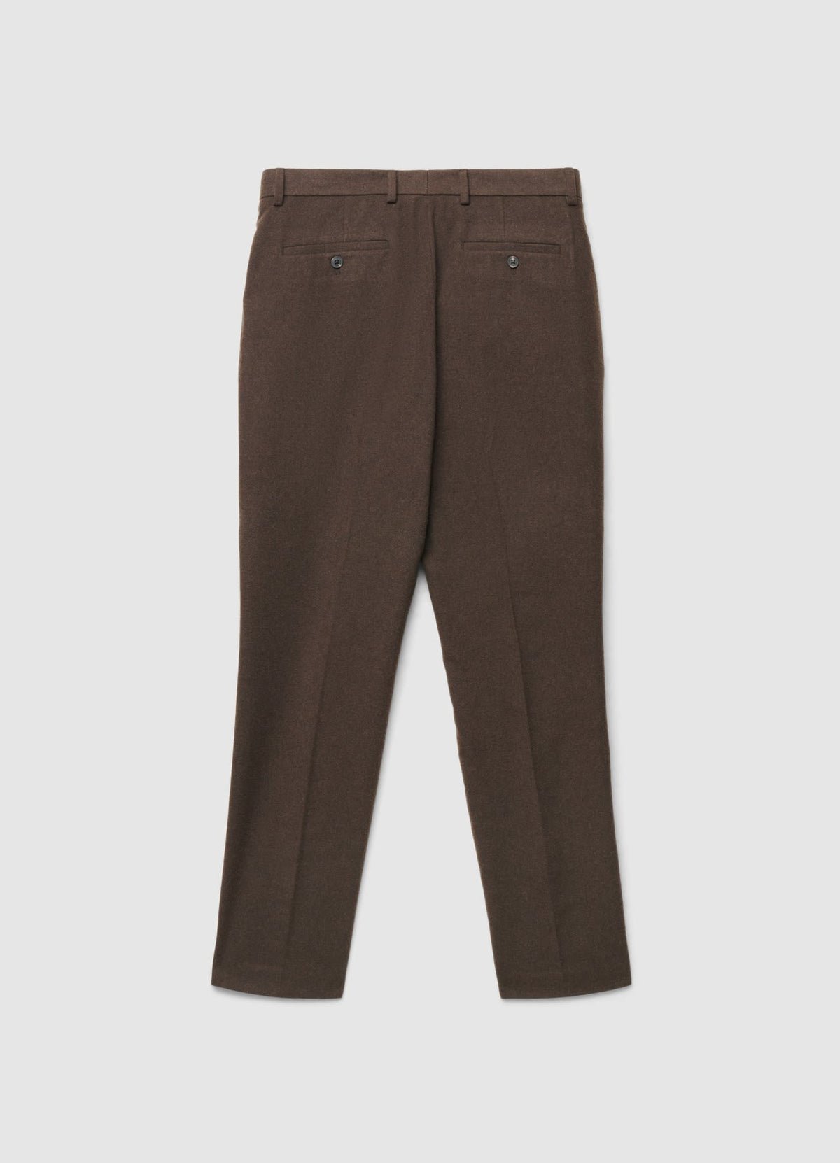 Wool-effect chinos