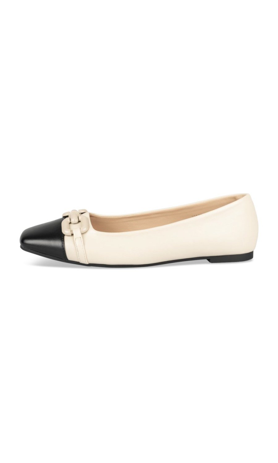 Ballerines bej bout k7el b chaîne