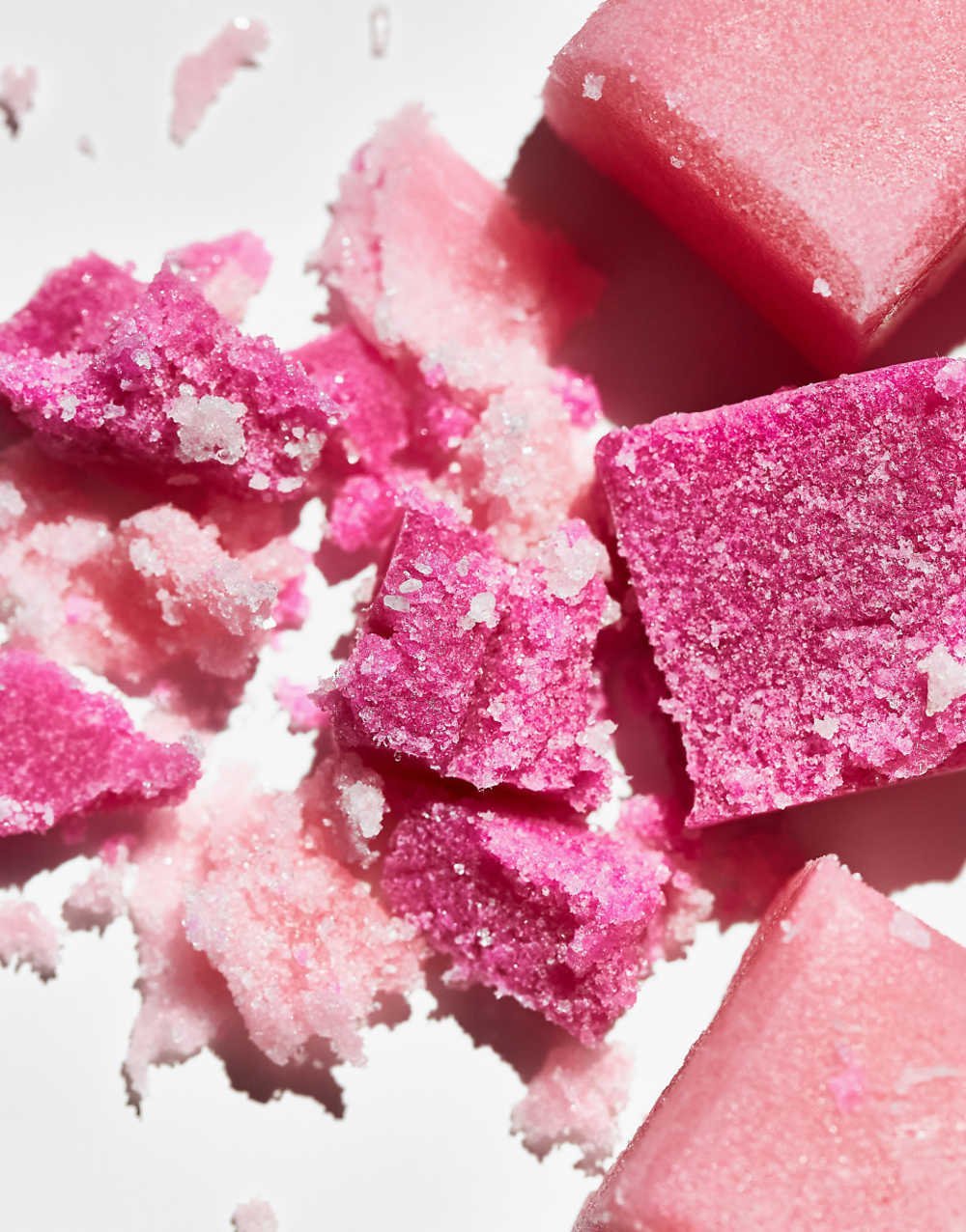 Rose exfoliating cubes - 150 g