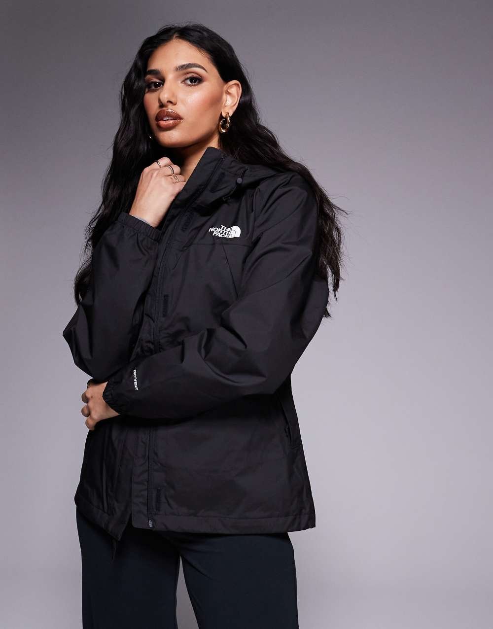 Antora waterproof jacket in black