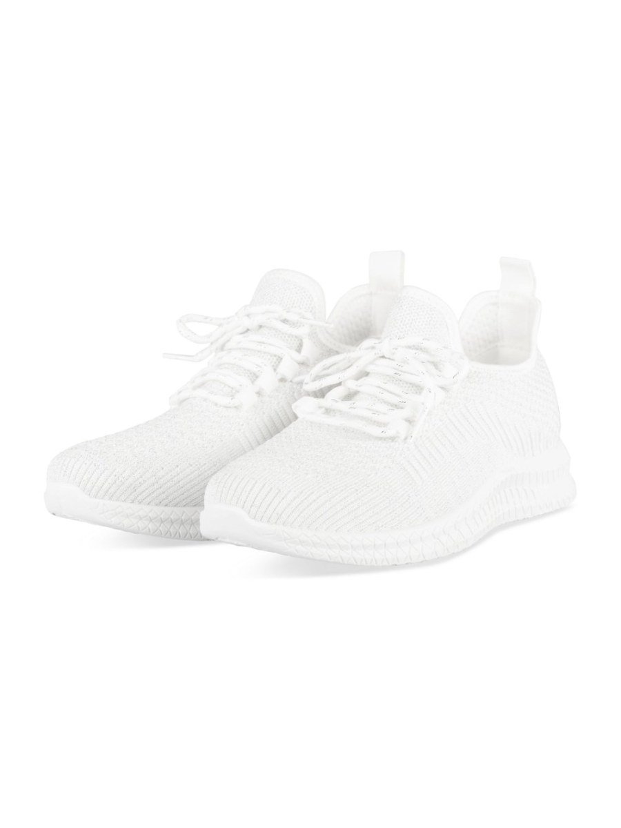 Baskets b maille w lacets byad