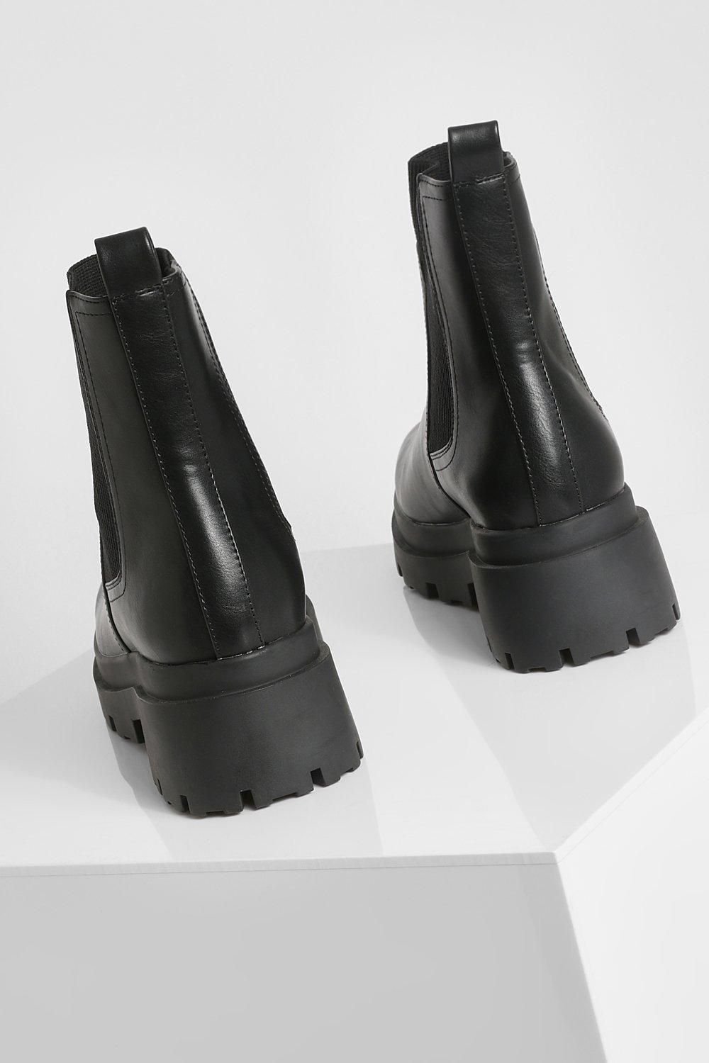 Bottines Chelsea b semelle ghlida - Pied large