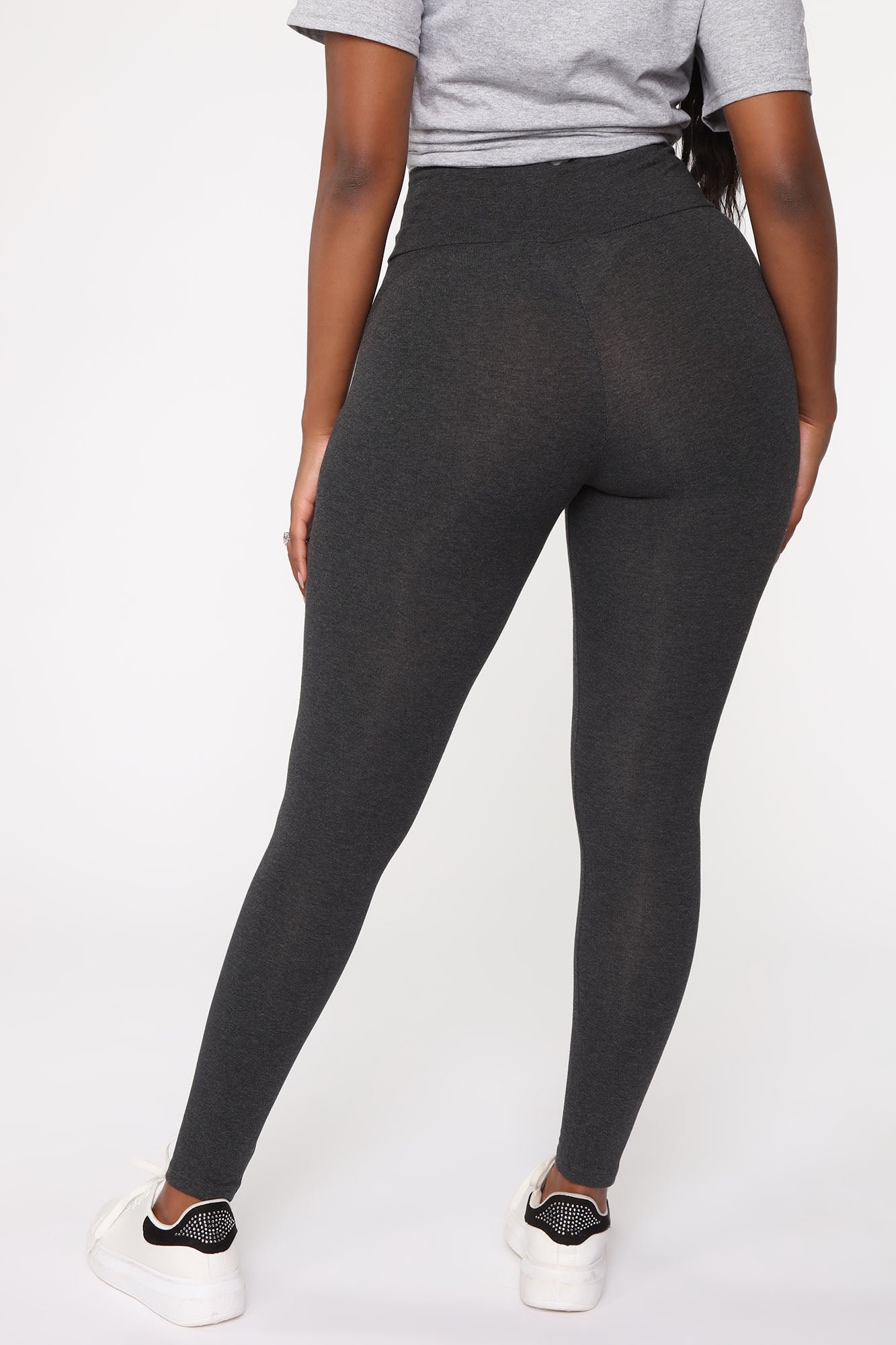 Legging coton taille haute