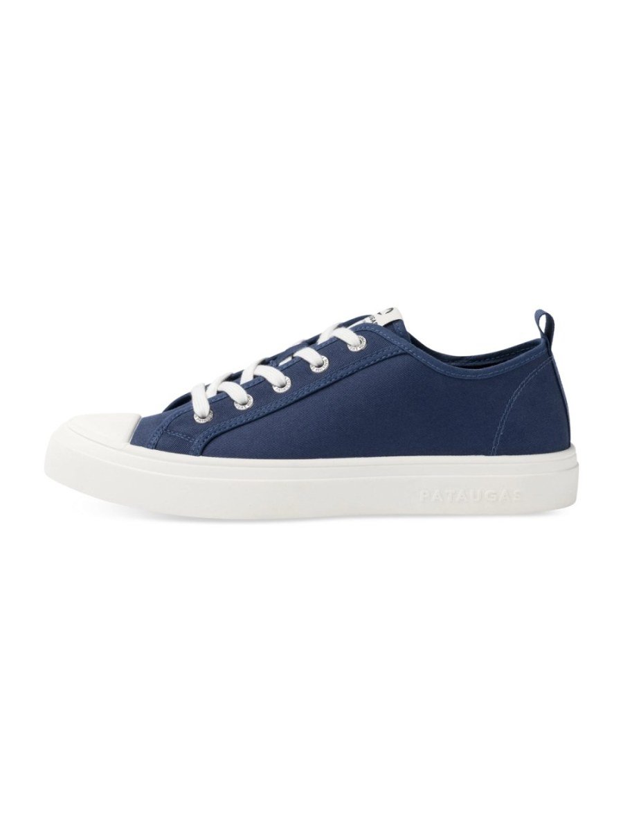 Baskets en toile bout gomme bleu marine