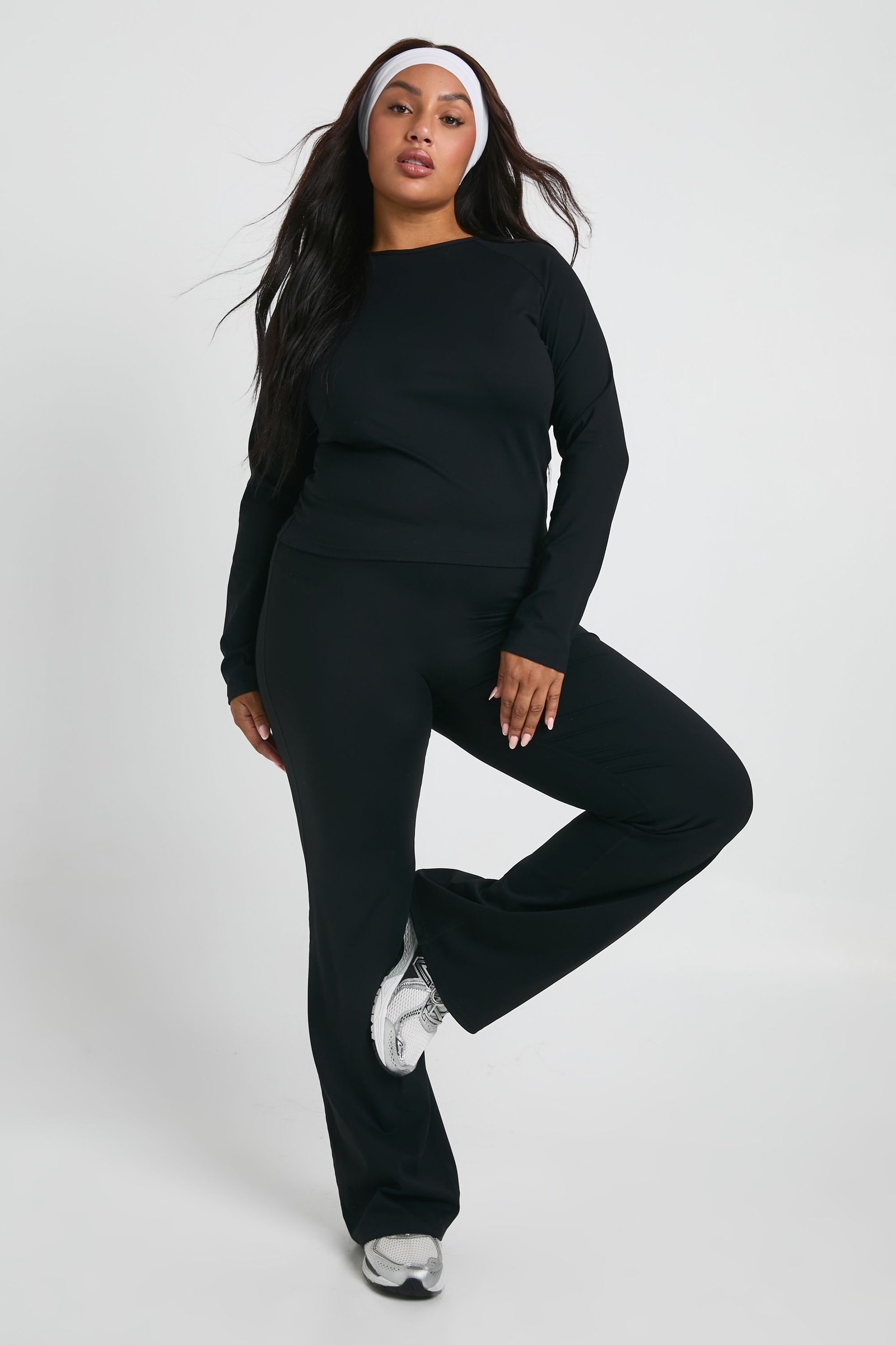 Legging évasé nadi bzzaf b taille haute