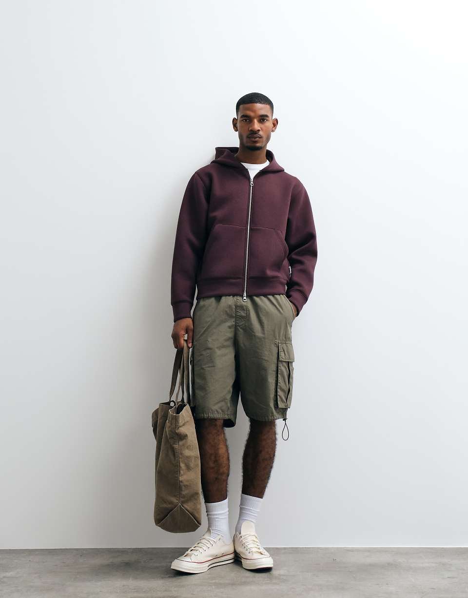 Sweat b capuche scuba b double zip - Bordo