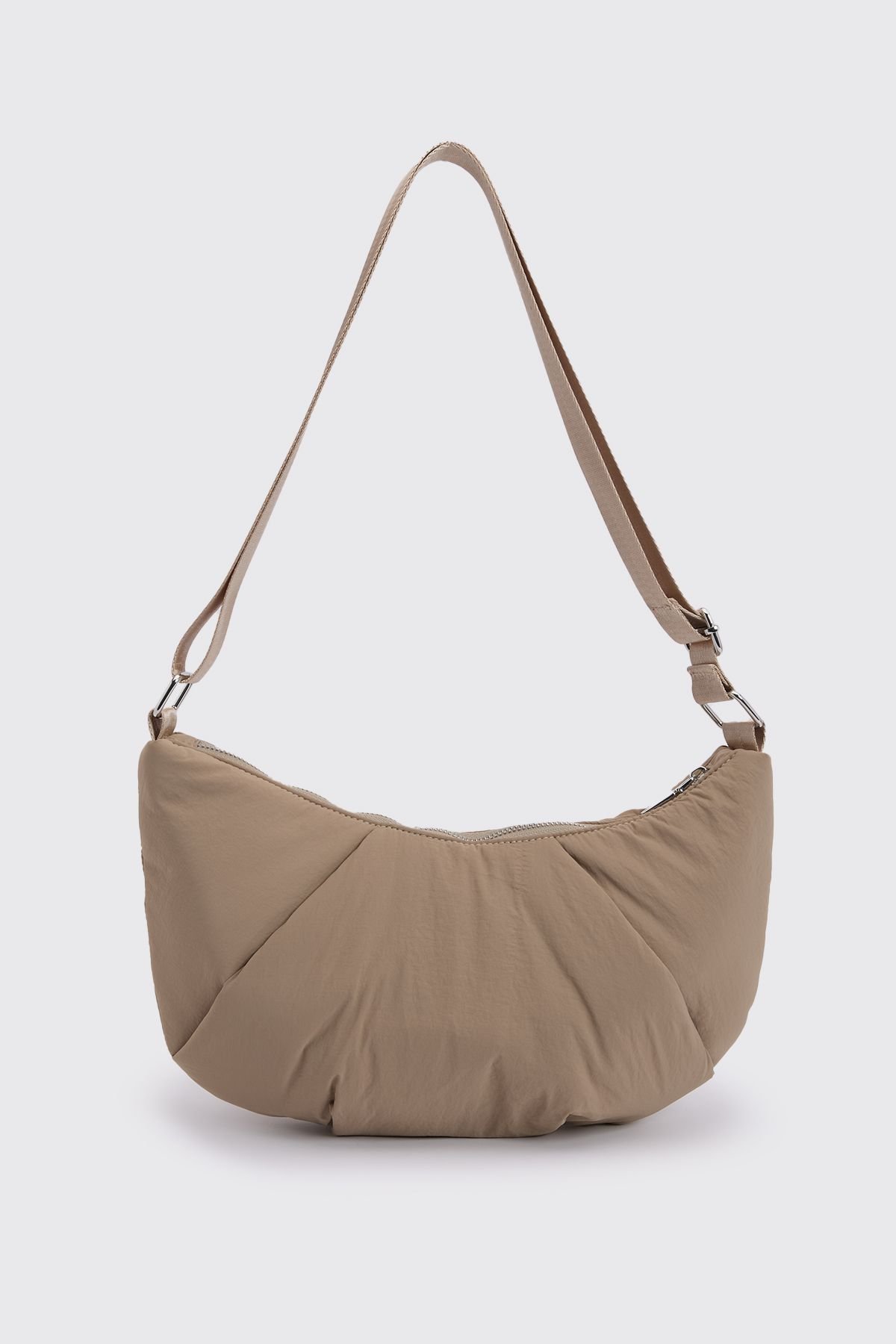 Nylon crossbody bag - Black