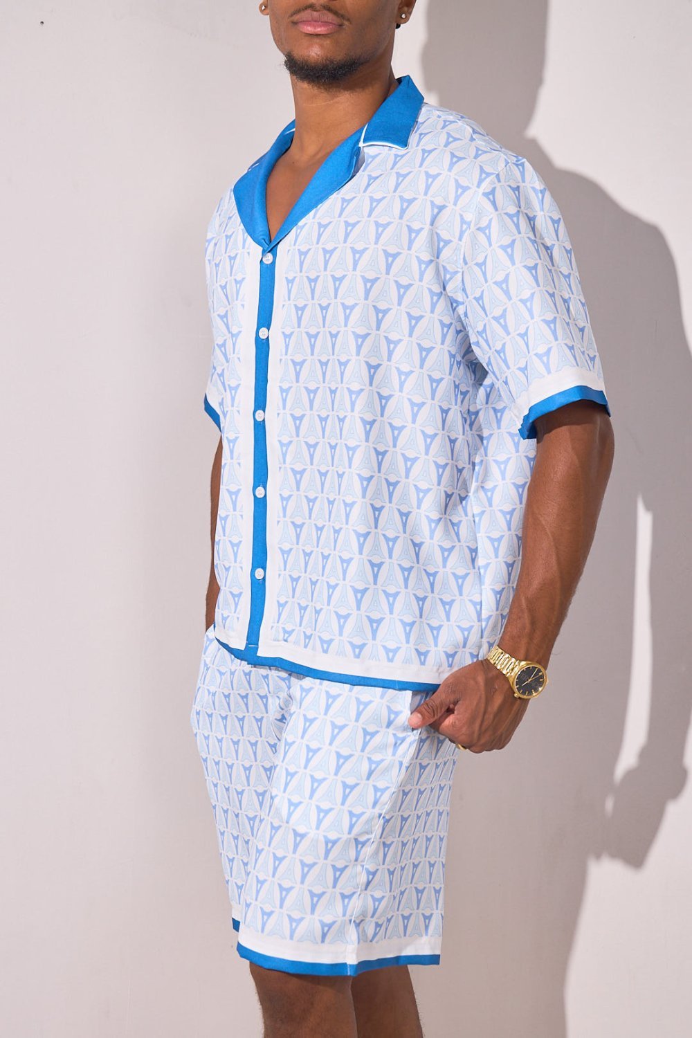 Ensemble chemise w short b 7erf A zre9