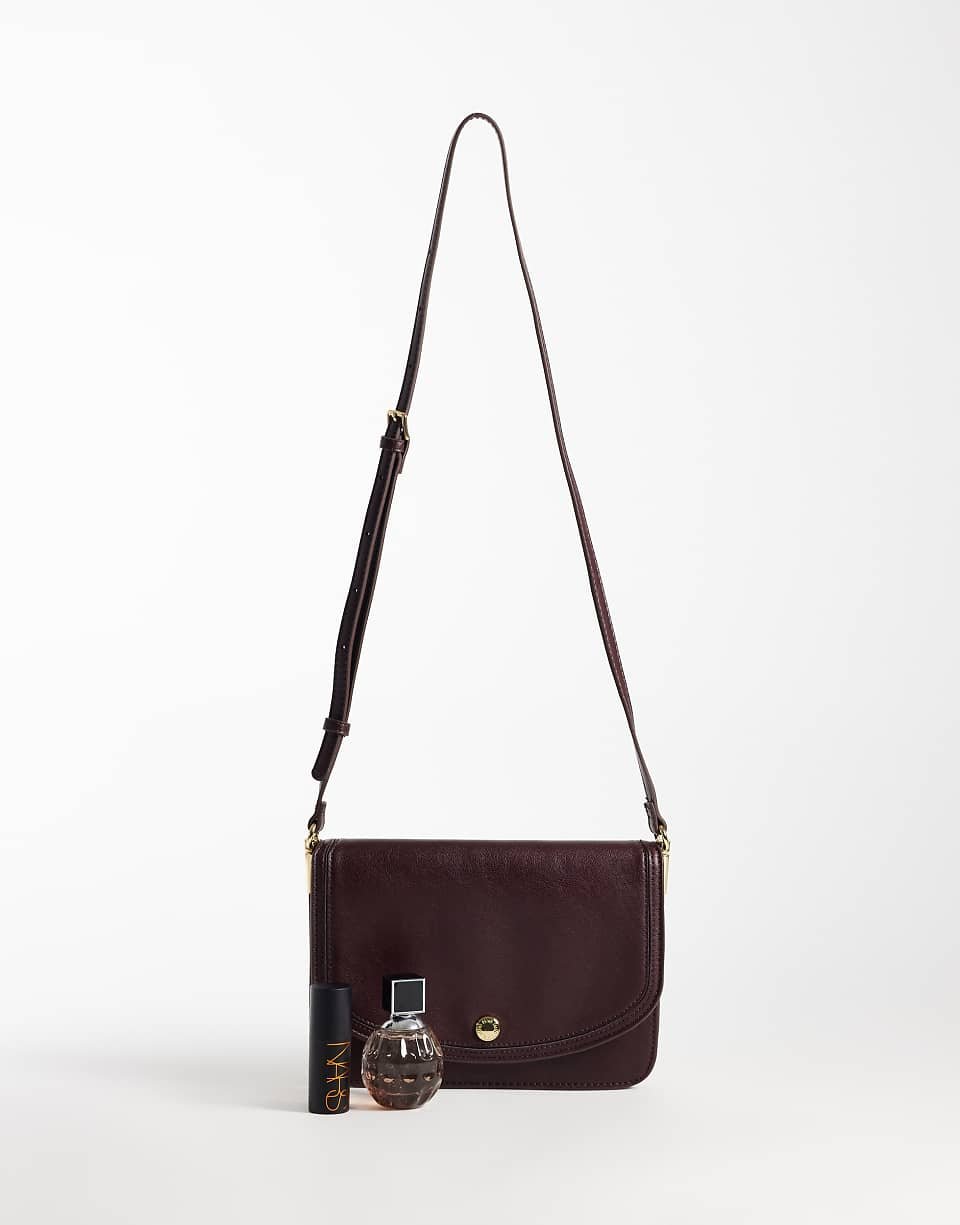 Sac bandoulière bordeaux