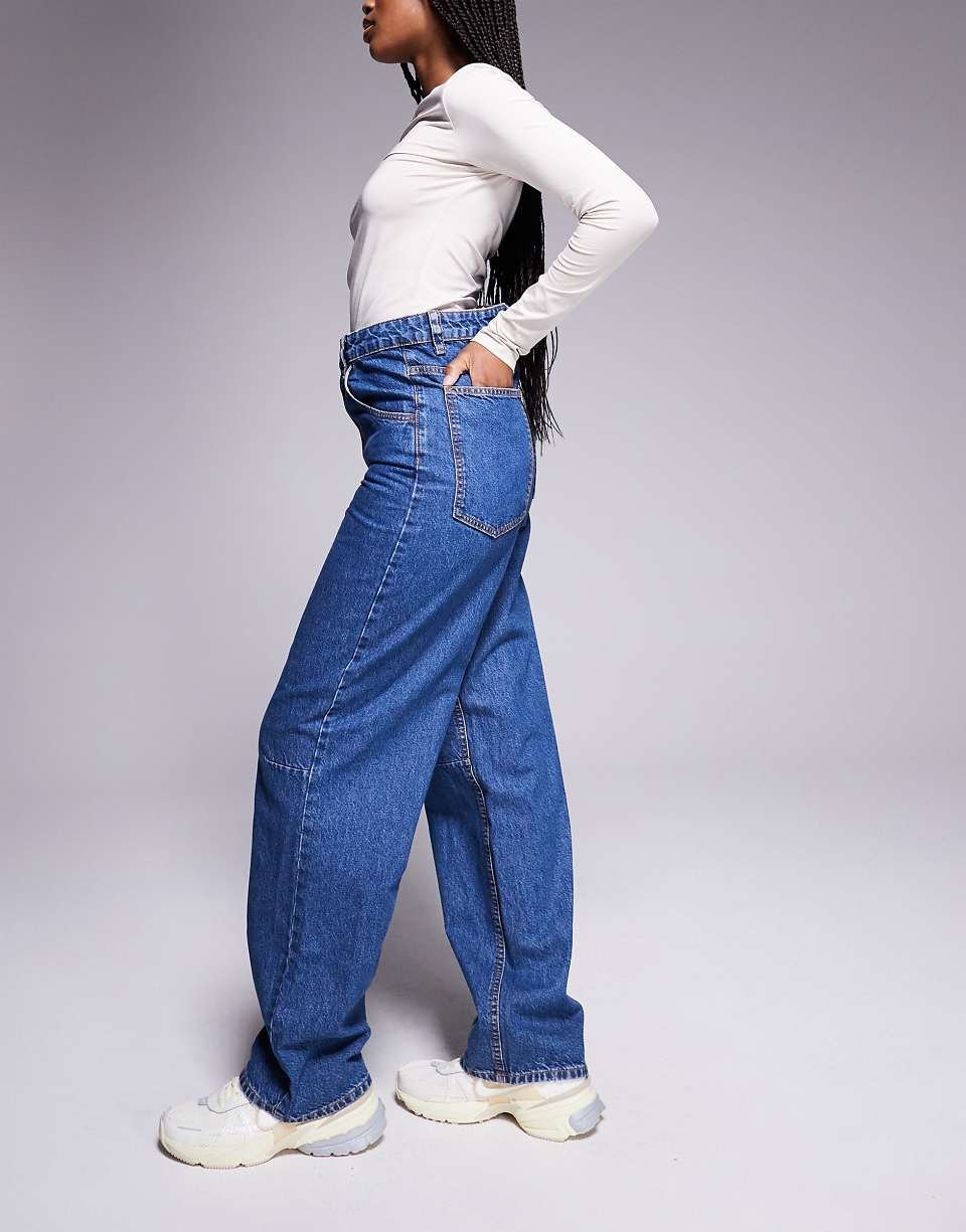 Jean baggy large - Zre9 moyen délavé