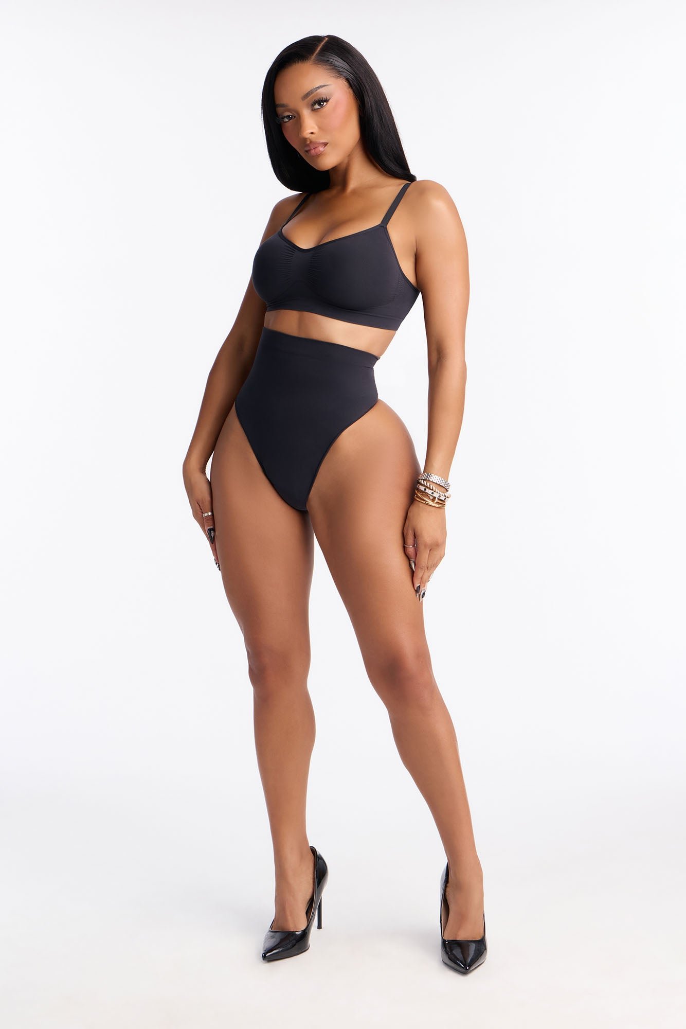 String gainant taille mi-haute compression 9wiya