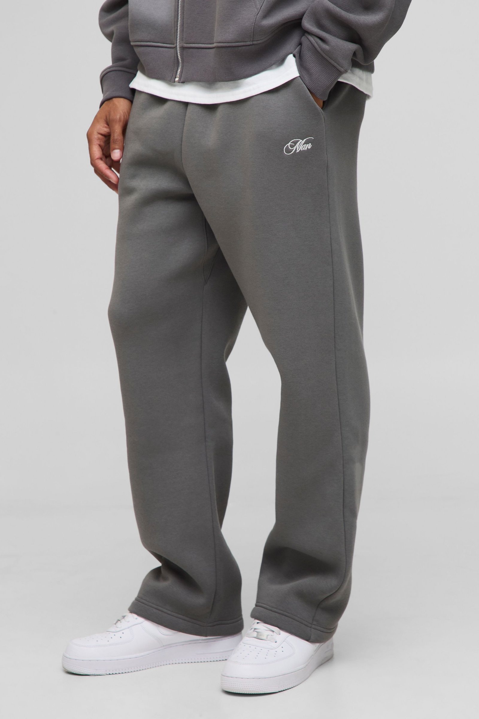 Joggers à entrejambe tombante Script pour homme oversize