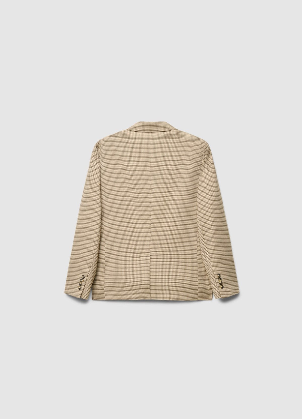 Lined boxy checked jacket