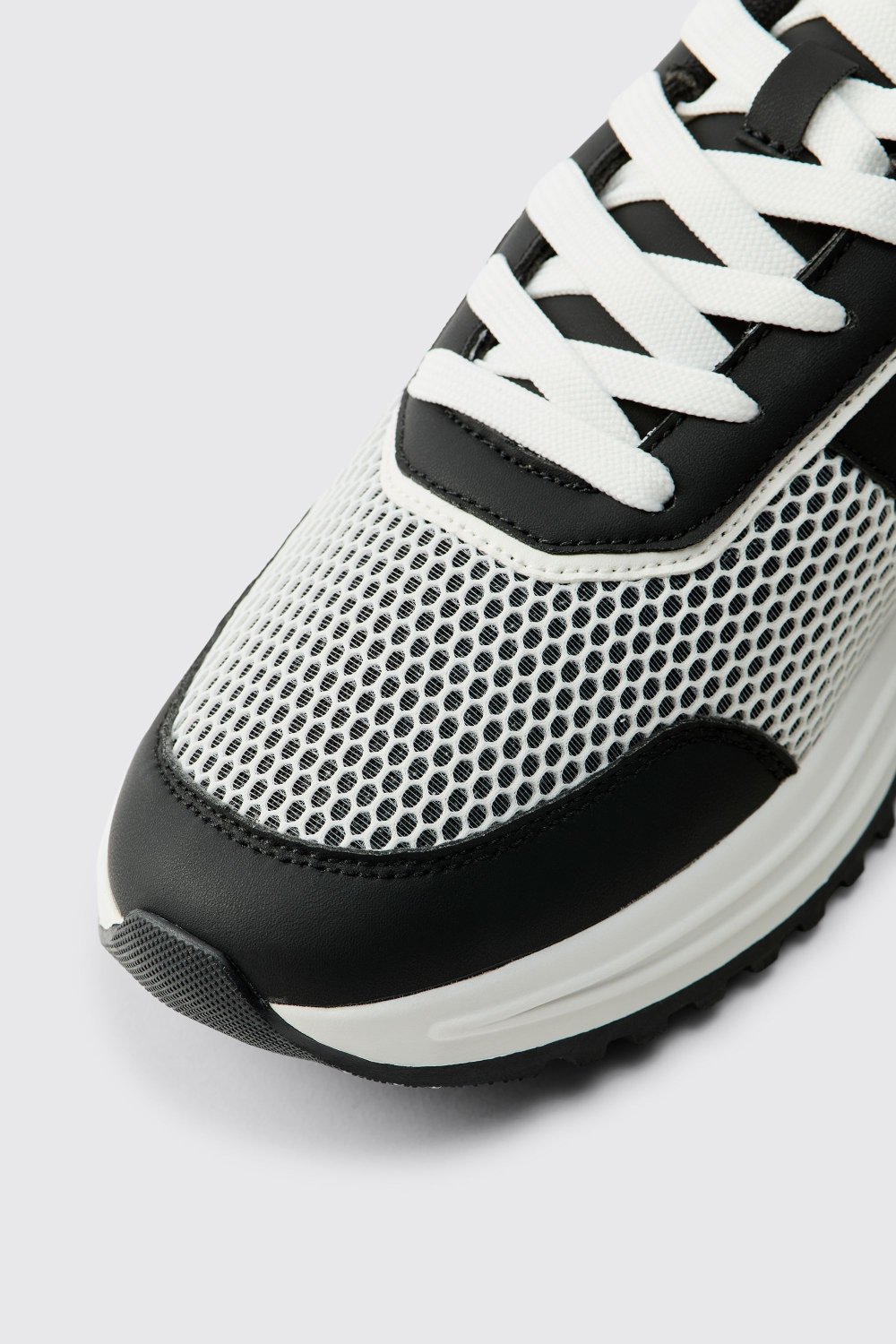 Mesh chunky trainers