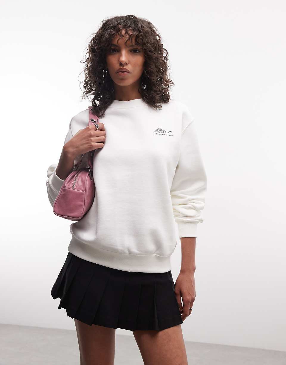 Studio Fleece - Sweat de sport mi-épais - Crème