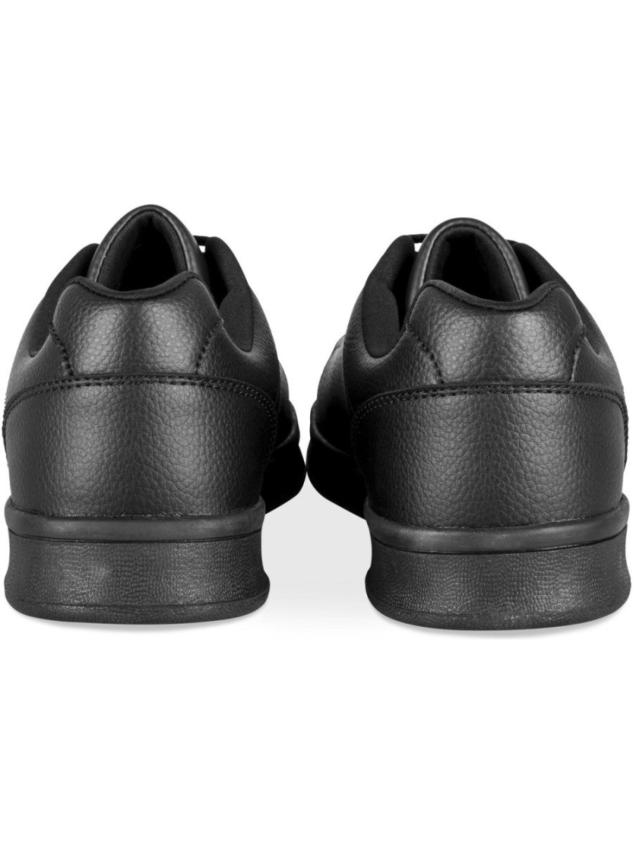 Baskets basses perforées noires