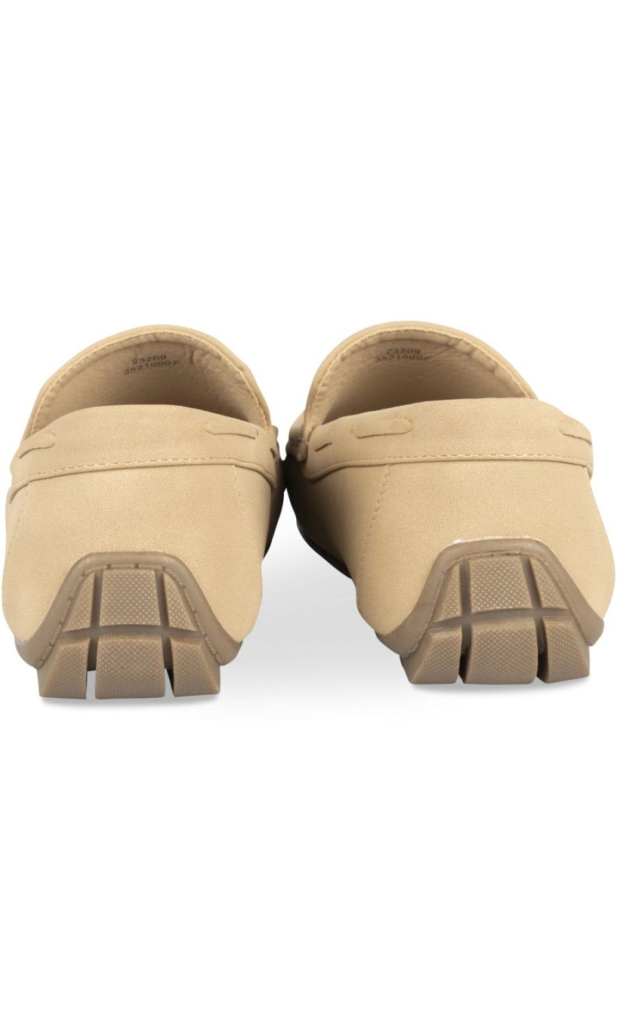 Mocassins de conduite aspect suédine beiges