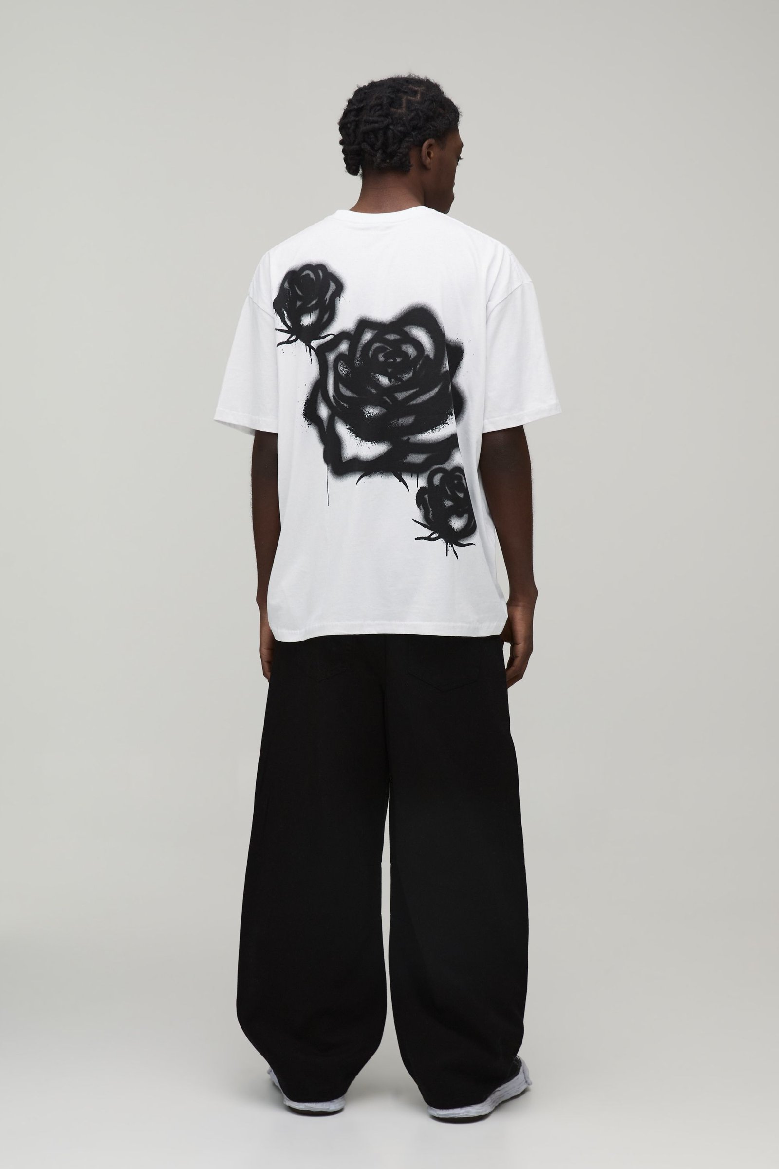 T-shirt oversize b warda graffiti