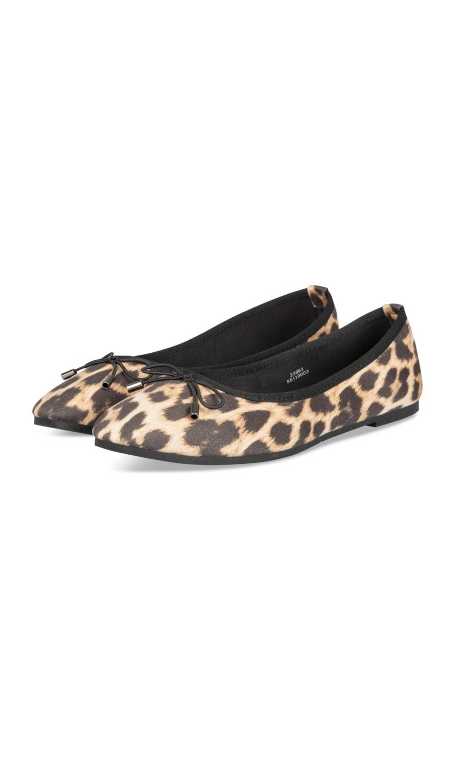 Ballerines b fiyonka imprimé léopard